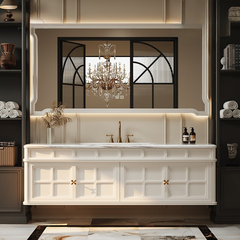 Luxury Skincare & Spa - French Retro Bathroom Cabinet Decorations Display