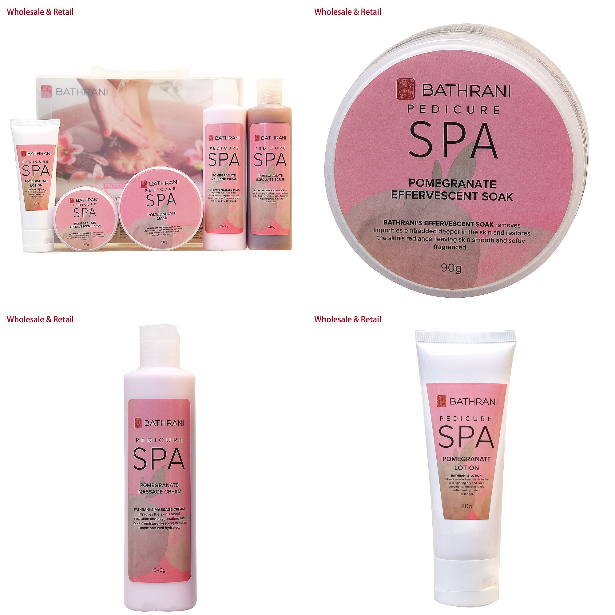 Luxury Skincare Box - Spa Pedicure Kit 5-Step Foot Skin