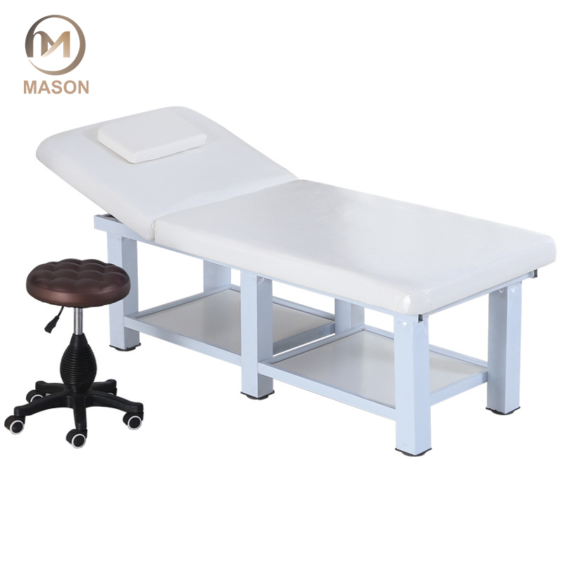 Luxury Skincare & Spa - Modern Luxury Wooden Beauty Table Massage