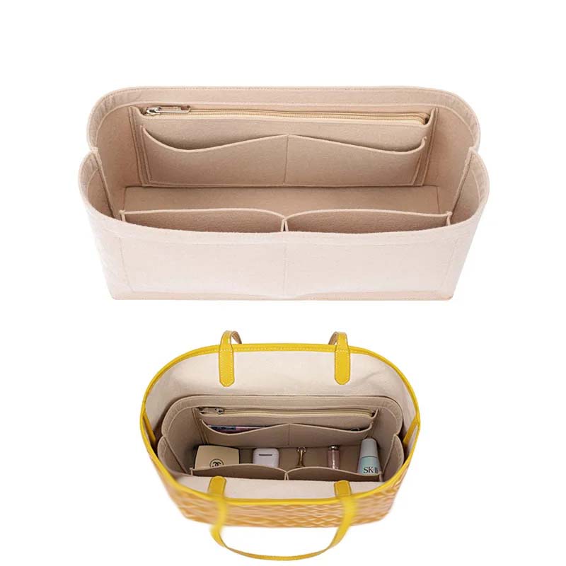 Luxury Skincare Box - Felt Insert Bag Cosmetic Organizer Insert