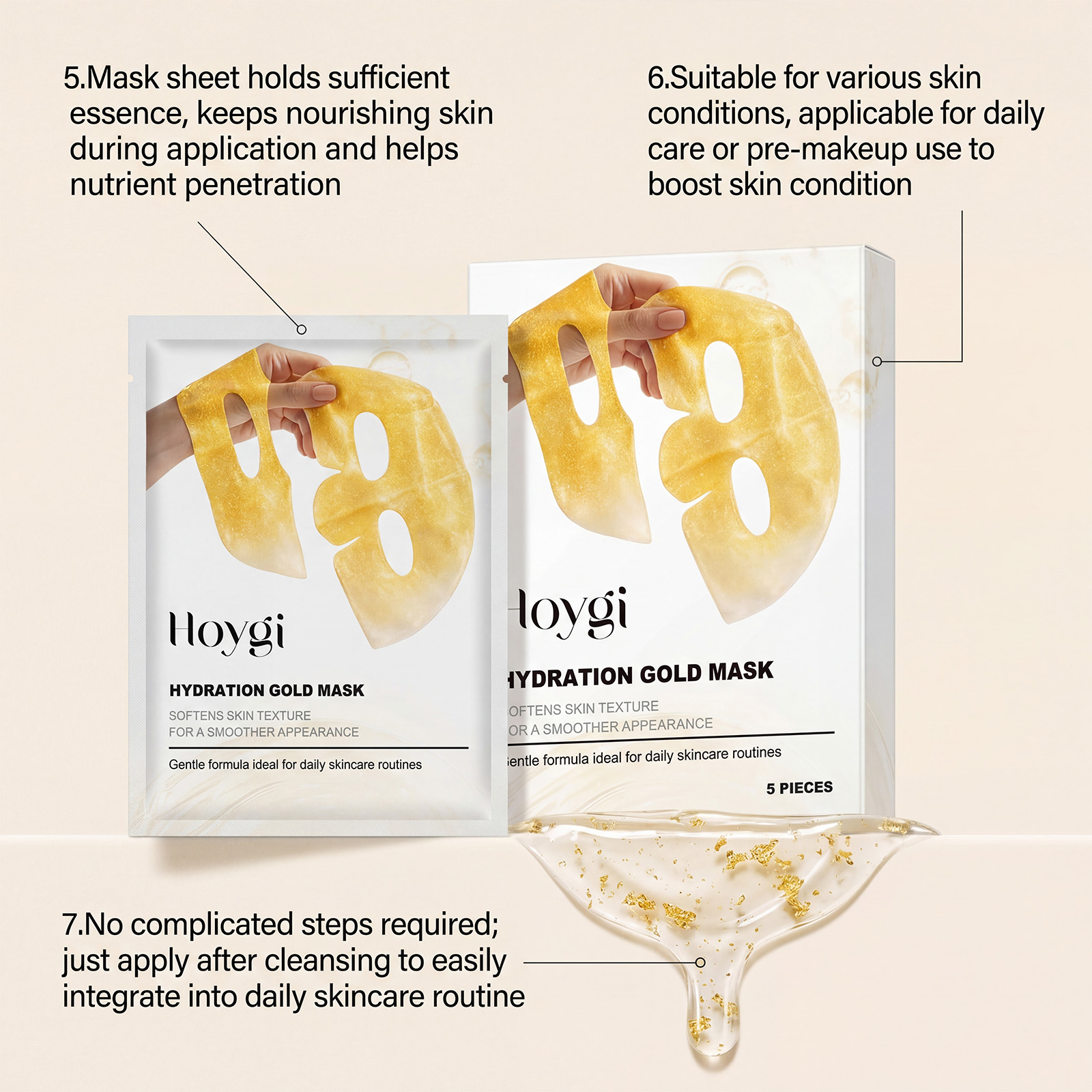 24K Gold Face Mask Niacinamide - Luxury Skincare Treatments review and price