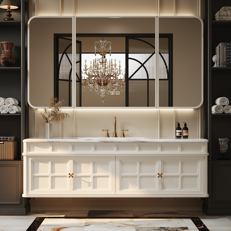 French Retro Bathroom Cabinet  - Luxury Skincare & Spa review and price