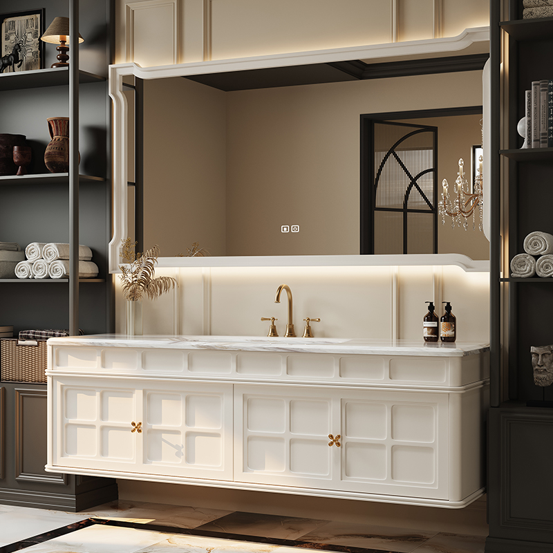 French Retro Bathroom Cabinet  - Luxury Skincare & Spa review and price