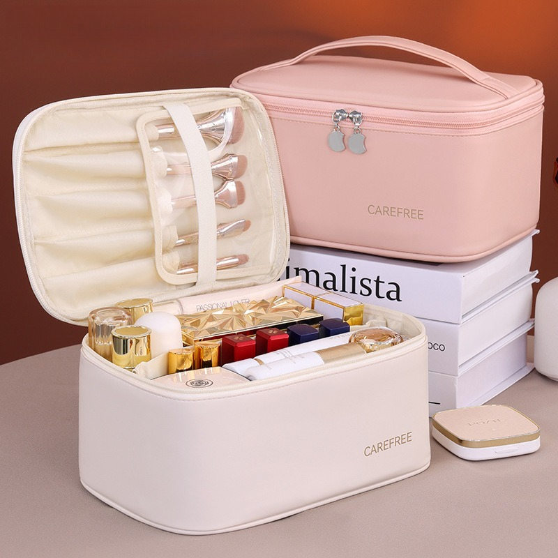 Luxury PU Makeup Bag for Women - Luxury Skincare Box review and price