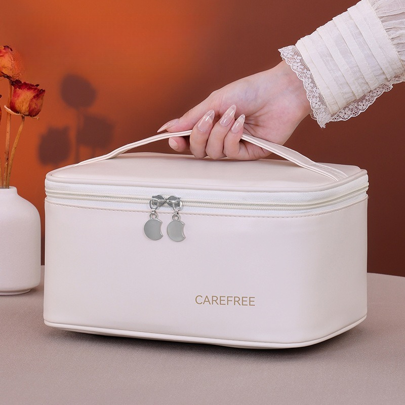Luxury PU Makeup Bag for Women - Luxury Skincare Box review and price