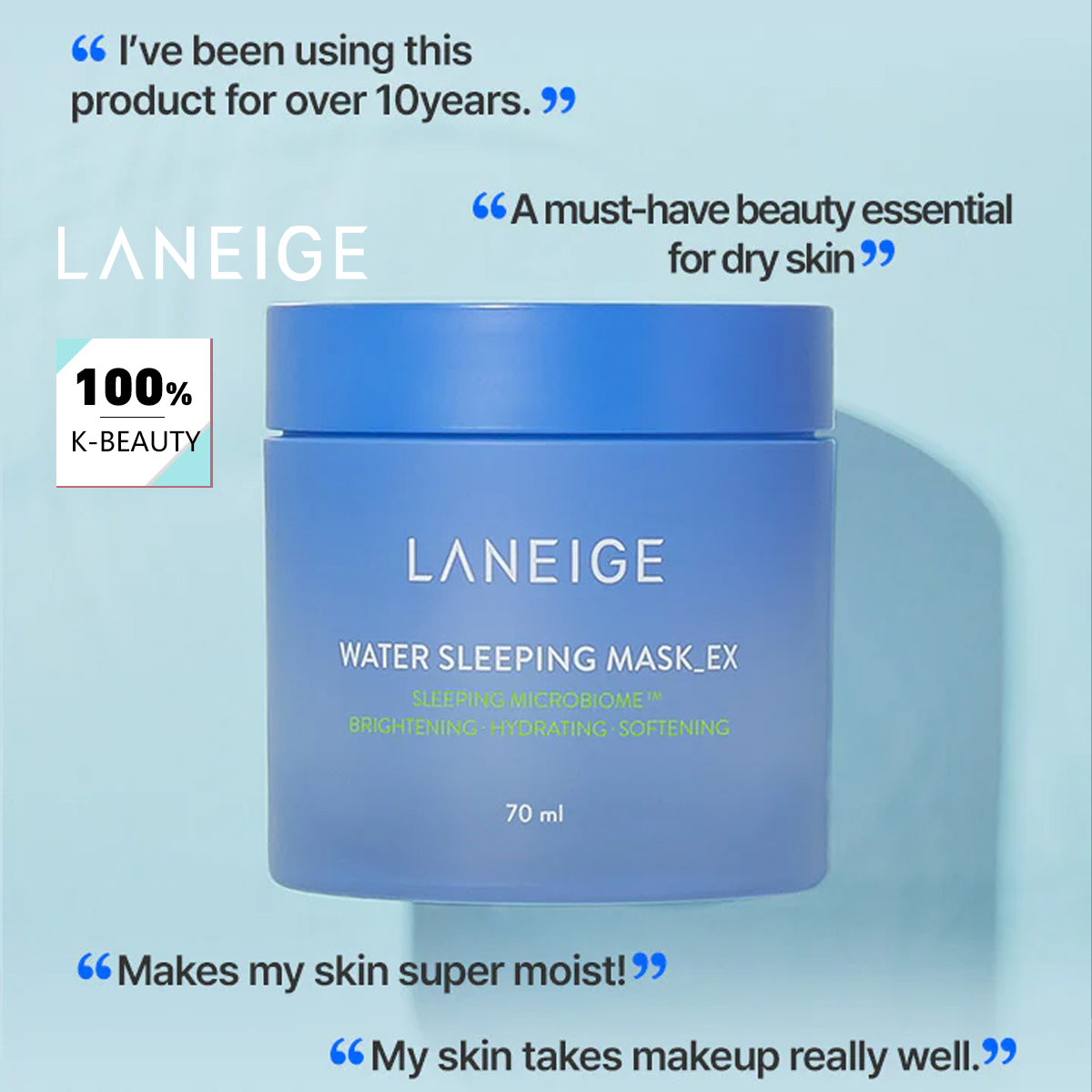 LANEIGE Water Sleeping Mask 70 - Luxury Skincare Treatments review and price