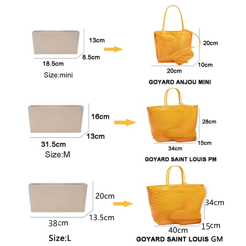 Felt Insert Bag Cosmetic Organ - Luxury Skincare Box review and price